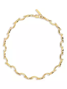 Серебряное колье 925 SWEETLIMEJUICE, золотой