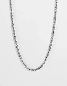 Серебряное колье-цепочка Reclaimed Vintage