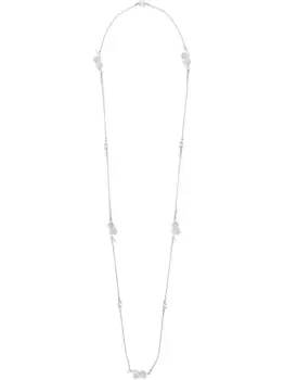 Серебряное колье Cherry Blossom с бриллиантами и жемчугом Shaun Leane, серебяный