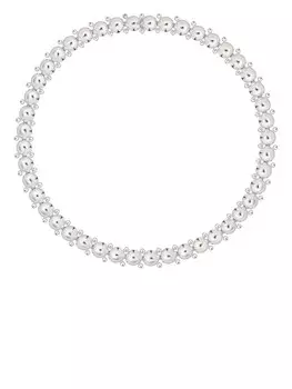 Серебряное колье-чокер Perles Christofle, серебряный
