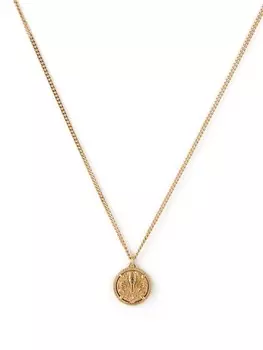 Серебряное колье Lily Coin Emanuele Bicocchi, золотой