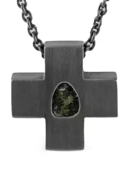 Серебряное колье Mini Plus с бриллиантами Parts of Four, черный