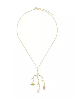 Серебряное колье Reves de Reves с подвеской Wouters & Hendrix, золотой