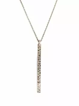 Серебряное колье с бриллиантами Parts of Four, серый