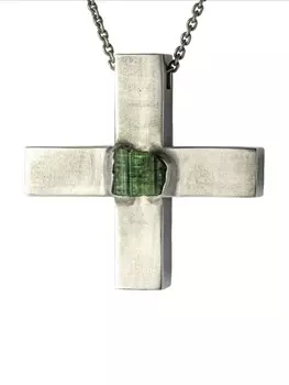 Серебряное колье с подвеской Parts of Four, серебряный