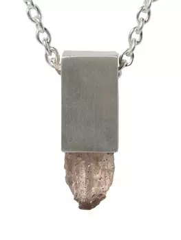 Серебряное колье Talisman Cuboid Parts of Four, серебряный
