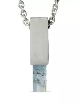 Серебряное колье Talisman Cuboid Parts of Four, серебряный