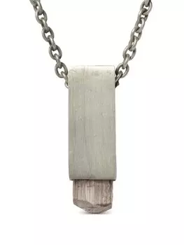 Серебряное колье Talisman Cuboid Parts of Four, серебряный