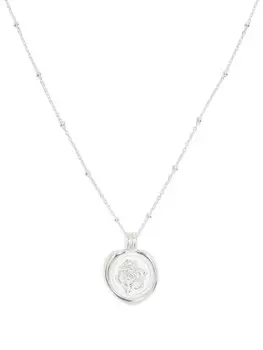 Серебряное колье Wild Rose Talisman DOWER AND HALL, серебряный