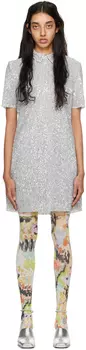 Серебряное мини-платье Kalmi Stine Goya