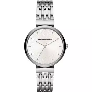 Серебряные часы из нержавеющей стали Armani Exchange