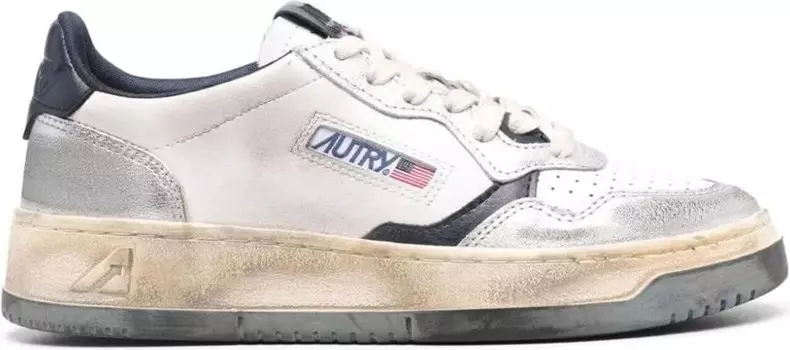 Серебряные кроссовки Autry International, серебряный
