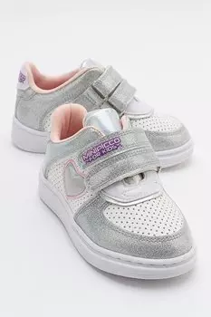 Серебряные кроссовки для девочек MNPCCO, серебро
