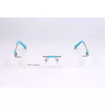 Серебряные металлические оправа Dsquared2
