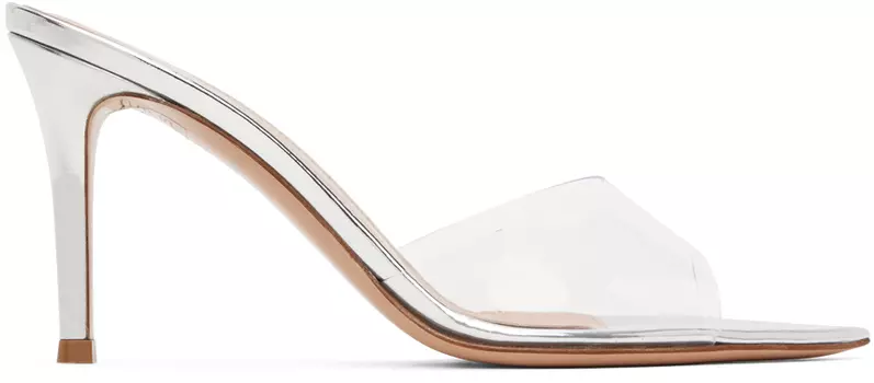 Серебряные мюли Elle Gianvito Rossi