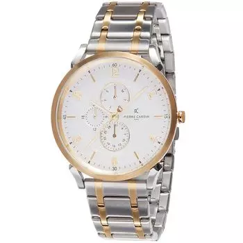 Серебряные мужские часы Pierre Cardin