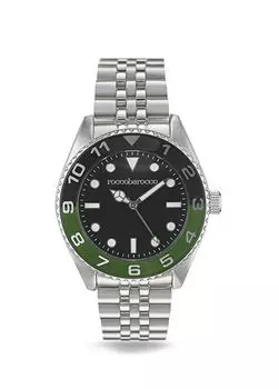 Серебряные мужские наручные часы Rb.4886M.10M Roccobarocco, черный