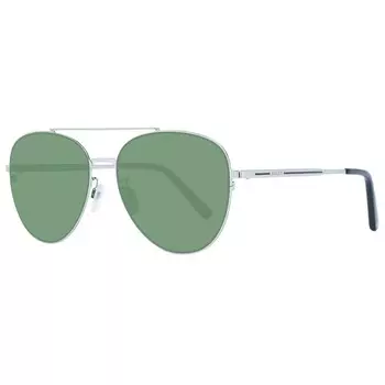 Серебряные мужские солнцезащитные очки Bally