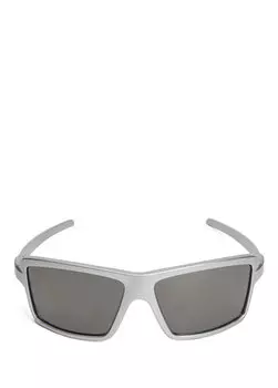 Серебряные мужские солнцезащитные очки Oakley