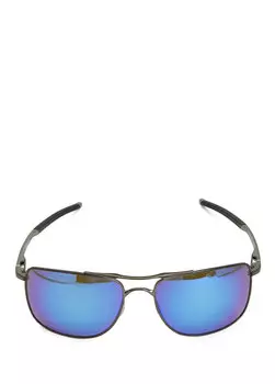 Серебряные мужские солнцезащитные очки Oakley