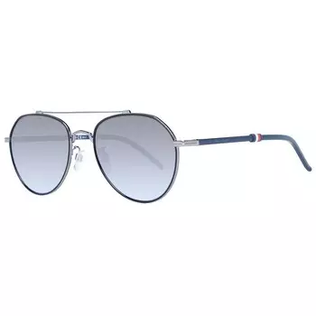 Серебряные мужские солнцезащитные очки Tommy Hilfiger