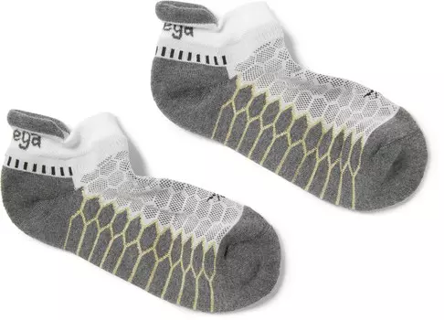 Серебряные носки-неявки Balega, белый