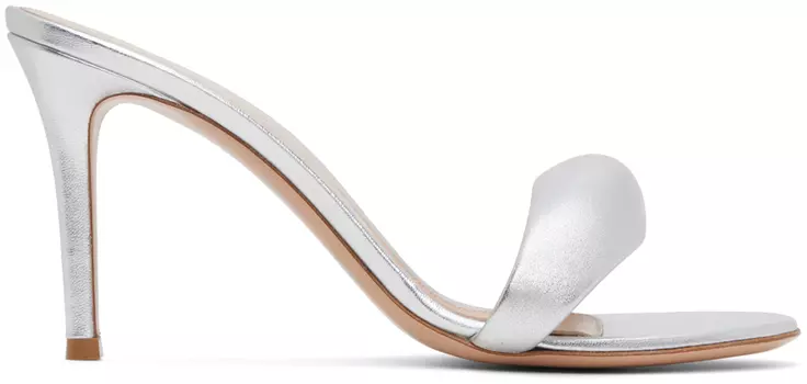 Серебряные сандалии Bijoux 85 Gianvito Rossi