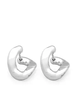 Серебряные серьги-кольца Dean Tom Wood, серебяный