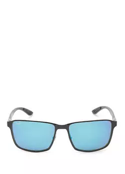 Серебряные солнцезащитные очки Ray-Ban, черный