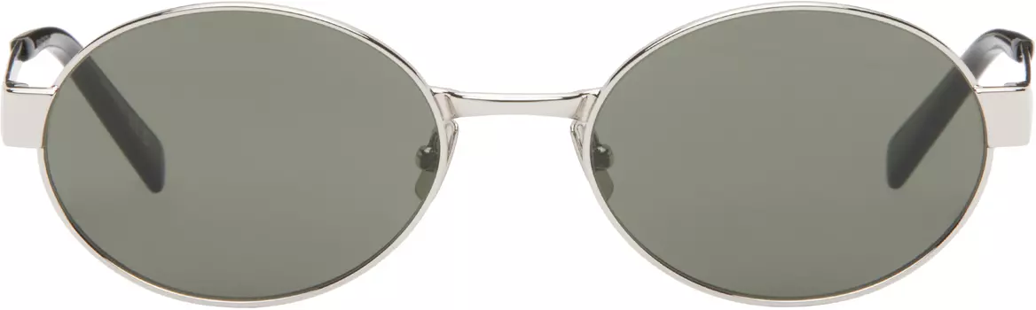 Серебряные солнцезащитные очки SL 692 Saint Laurent