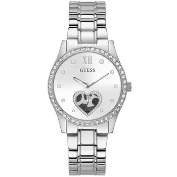 Серебряные женские часы GUESS
