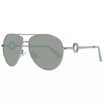 Серебряные женские солнцезащитные очки GUESS