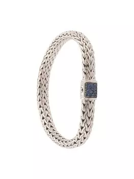Серебряный браслет Classic Chain с сапфирами (7.5 мм) John Hardy