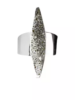 Серебряный браслет Crescent с бриллиантами Parts of Four, серебяный