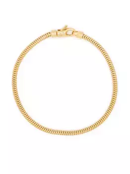 Серебряный браслет Tom Wood, золотой