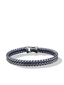 Серебряный браслет Woven Box Chain David Yurman
