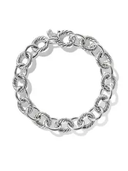 Серебряный цепочный браслет David Yurman