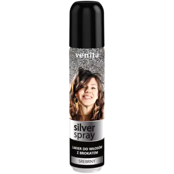 Серебряный лак для волос Venita Srebrny, 75 мл