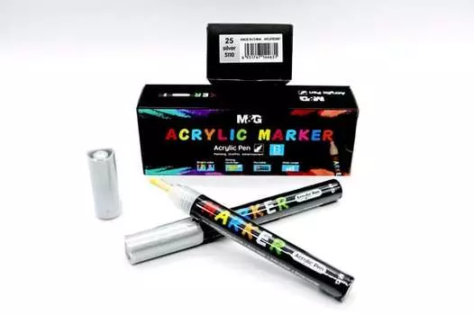 Серебряный Набор Акриловых Маркетов 25 Inna marka