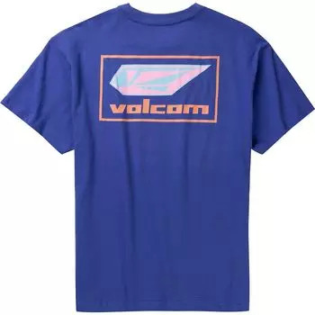 Серф виталс модстоун футболка с коротким рукавом Volcom, цвет ultramarine