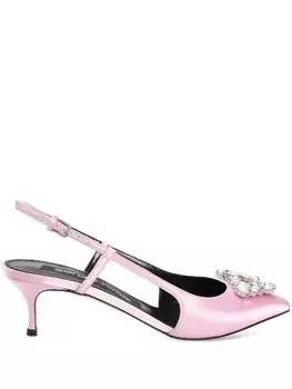 Sergio Rossi 50 мм Sr. Туфли Godiva, розовый