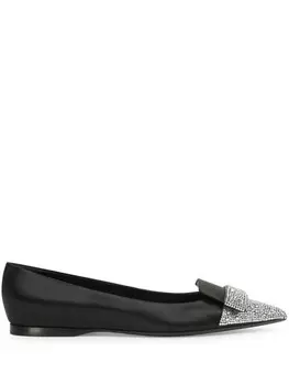Sergio Rossi балетки SR1, черный