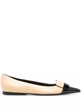 Sergio Rossi балетки SR1, нейтральный цвет