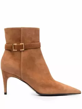 Sergio Rossi ботильоны Mini Prince на высоком каблуке, нейтральный цвет