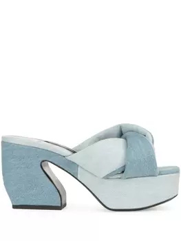 Sergio Rossi джинсовые мюли SR Rossi 60, синий