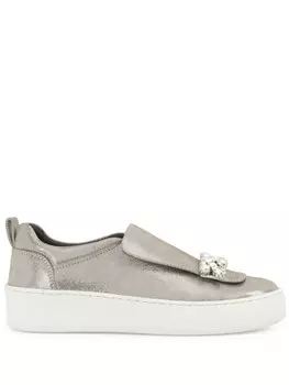 Sergio Rossi кроссовки SR1, серебристый
