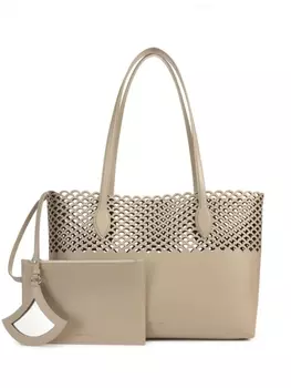 Sergio Rossi сумка-тоут Sr Mermaid, нейтральный цвет