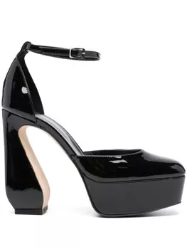 Sergio Rossi туфли SI Rossi 85 с ремешком на щиколотке, черный