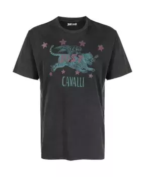Сериграфическая футболка Just Cavalli, черный