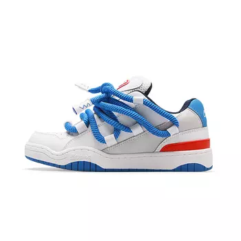 Серия Cat&Sofa Dirty braid Обувь для скейтбординга унисекс, белый и синий